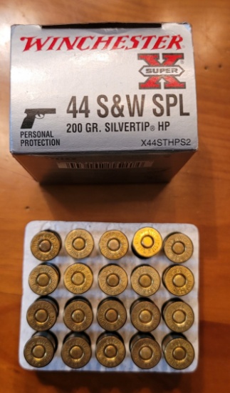 44 S&W SPL 200Gr. Silvertip HP