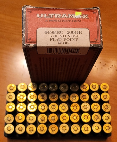 44 SPEC 200GR Rounds Round Nose Flat Point