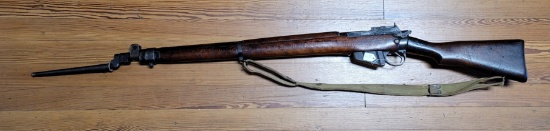 Enfield 30 Cal Rifle With Bayonet US Property
