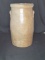 Early Alabama salt glaze 3 gallon churn