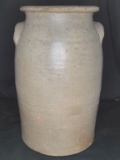 Scarce Oakwood Ga. 4 Gallon Salt Glazed Churn