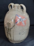 Scarce Chester Howell CSA Solider Memorial Jug