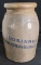 A.P. Donaghho Parkersburg W VA. Preserve Jar.
