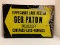 Geo. Paton Realtor Sign
