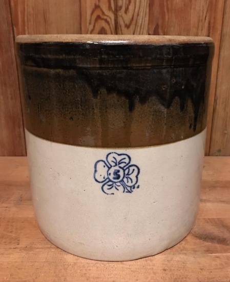 5 Gallon Miller Pottery Crock