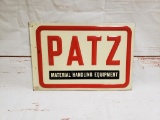 Patz Embossed Sign