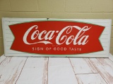 1950's Coca-Cola Sled Sign