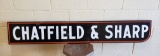 Porcelain Chatfield & Sharp Sign