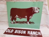 Old Bison Ranch Sign