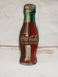 1951 Coca-Cola Die Cut Bottle Thermometer