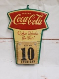 1950's Coca-Cola Fishtail Calendar
