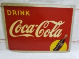 1946 Coca-Cola Masonite Sign