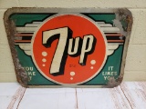 1940's 7up Art Deco Sign
