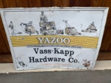 Yazoo Vass-Kapp Hardware Sign