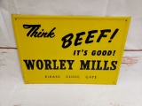 1974 Worley Mills Sign
