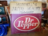 Dr. Pepper Plastic Privilege Sign