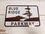 Blue Ridge Parkway Road Sign