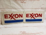2- Exxon Plastic Pump Panels