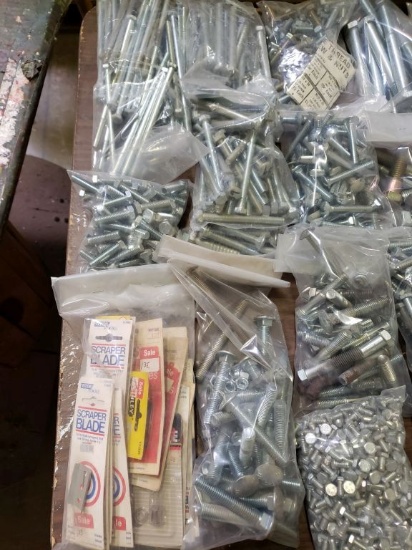 Large Lot of New assorted Nuts Bolts & Fastners