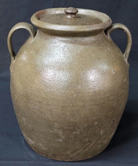 Beautiful Lucius Jordan Washington Co. Lidded Jar