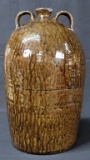 Fine 1850s Crawford Co. Signed HA Sorghum 4gal Jug