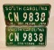 South Carolina 300 Yr matching Tags