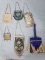 Lot of 6 Flapper Girl Purses
