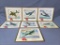 Rare Coca Cola WWII FIghter ID Lithographs