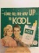1950-60's Kool Cigarette Cardboard Sign
