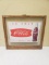 Vintage Coca Cola Decal On Window Sash