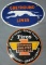 Reproduction Porcelain Greyhound & Firestone Signs