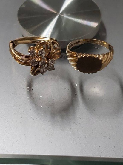 14k Gold Ring Lot