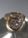 14k Gold and Diamond RIng