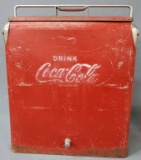 Rare Coca Cola Cooler With Snack Tray