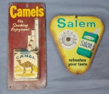 Viintage Camels & Salem Cigarettes Thermometer Lot