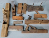 Antique Wood Working Planes Lot of 11