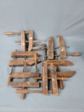 Antique Wood Working Clamps Lot