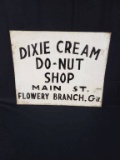 Dixie Cream Do-Nut Shop Sign