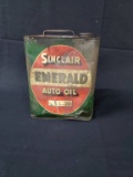 SInclair Emerald Auto Oil Can