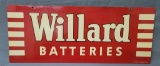 1950 Willard Batteries Sign