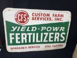 CFS Fertilizers Ag Sign Stout Sign Co.