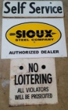 Vinatge Sign Lot