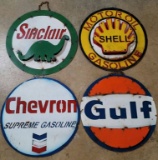 Reproduction Gas Company Signs