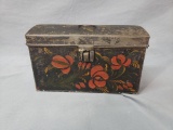 Antique Toll Painted Spice Box