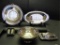 Box of Assorted Silverplate Items: 10 1/2