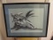 Framed & Matted Charcoal Drawing--