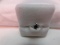 14 Kt White Gold Sapphire & Diamond Ring--Size