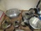 (2) Boxes of Pots  & Pans Including: Magnilite