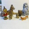 Vintage Bank & Assorted Animal Figurines