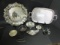 Box of Assorted Silverplate Items: 11 3/4